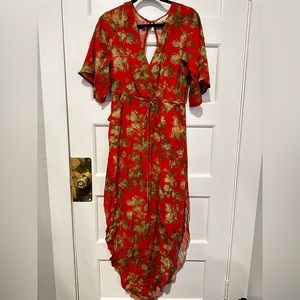 Winston White V-neck dress Size S